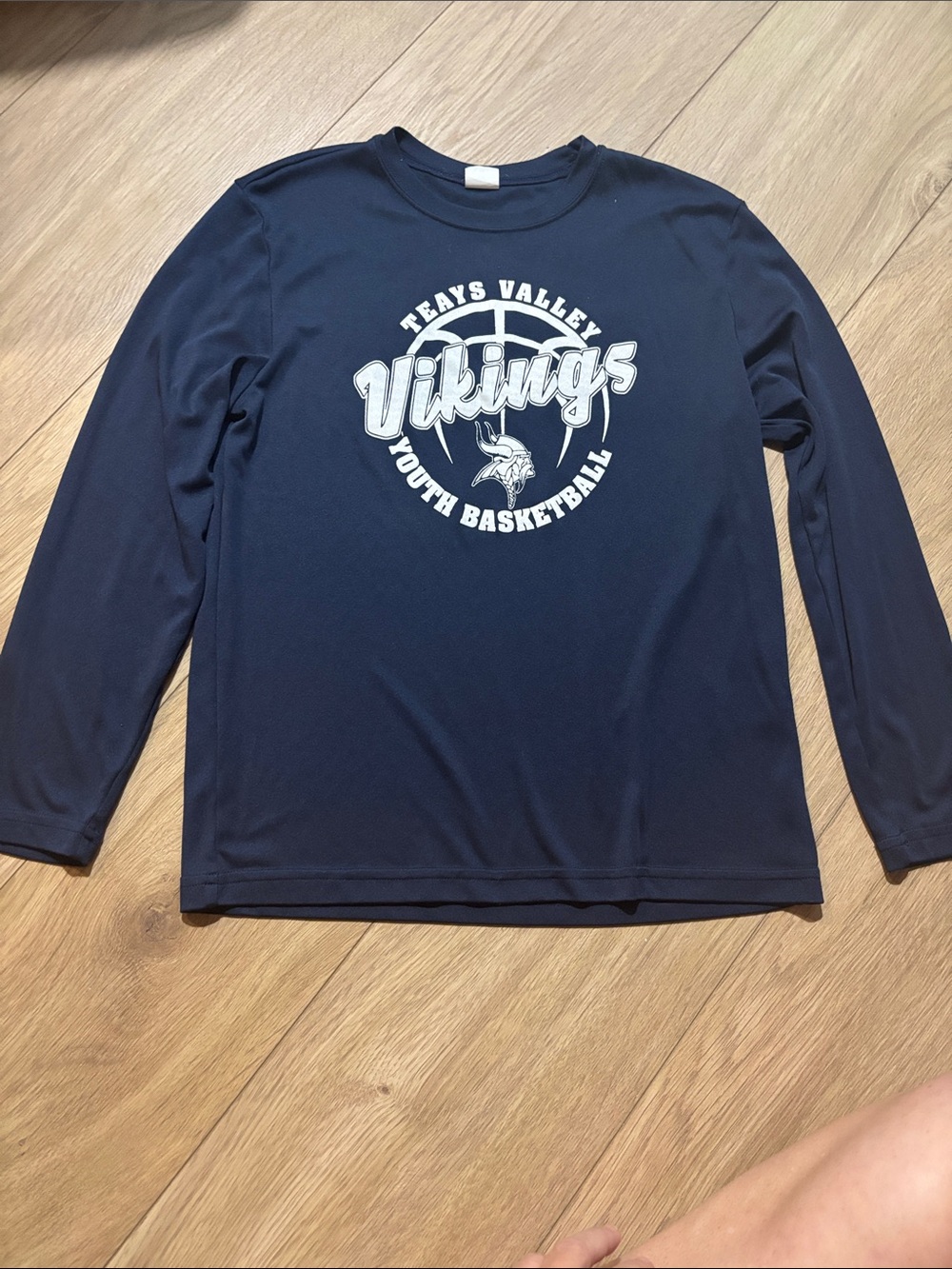 Sport-Tek Navy Long-Sleeve 'Vikings' Performance Shirt